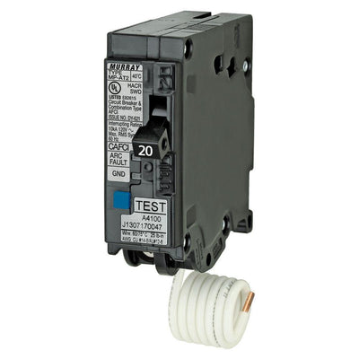20 Amp 1 in. Single-Pole Combination AFCI Circuit Breaker - Super Arbor