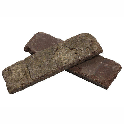 Cafe Mocha Thin Brick Singles - Flats (Box of 50) - 7.625 in. x 2.25 in. (7.3 sq. ft.) - Super Arbor