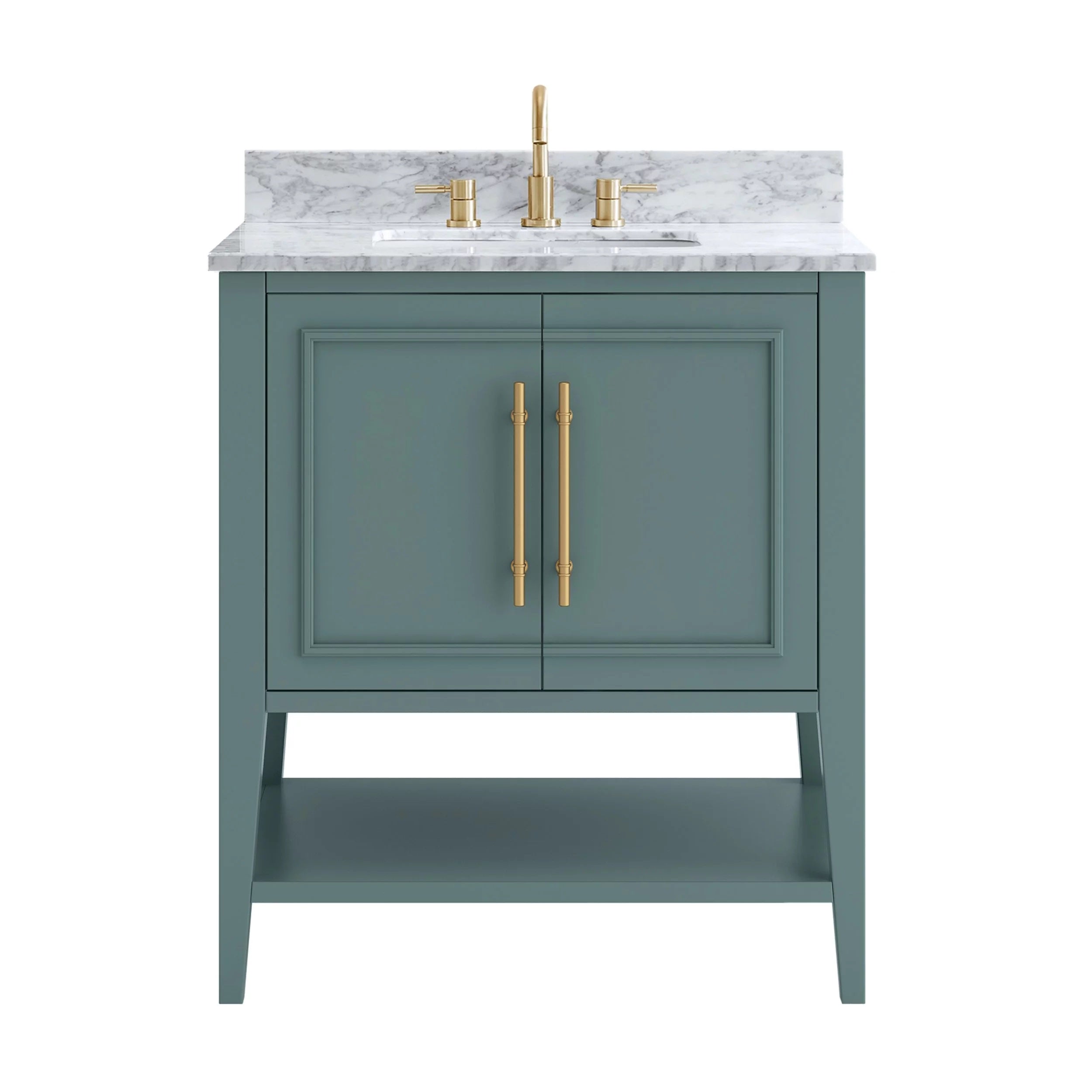 Arietta 31 in. Ocean Vanity with Carrara Marble Top – PROARB