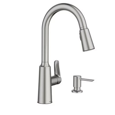 Moen Edwyn Spot Resist Stainless 1-Handle Deck Mount Pull-down Commercial/Residential Kitchen Faucet