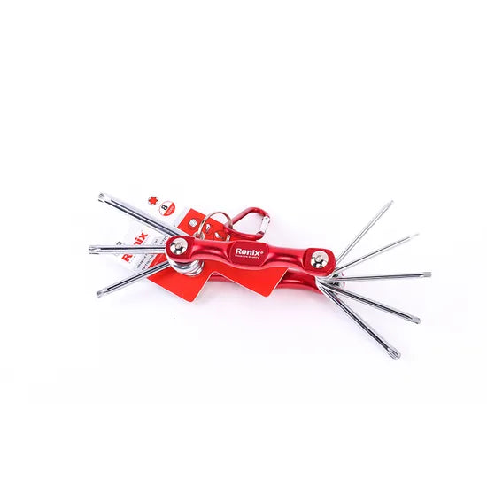 Ronix Model Rh-2041 Hand Tools 8PCS Mini CRV Folding Torx Key Set – PROARB