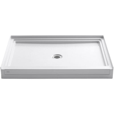Tresham 48 in. x 36 in. Single Threshold Shower Base with Center Drain in White - Super Arbor