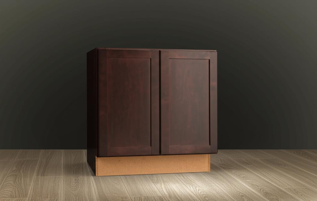 Java Hampton Bay Hampton Bay Shaker Java Base Kitchen Cabinet - 27