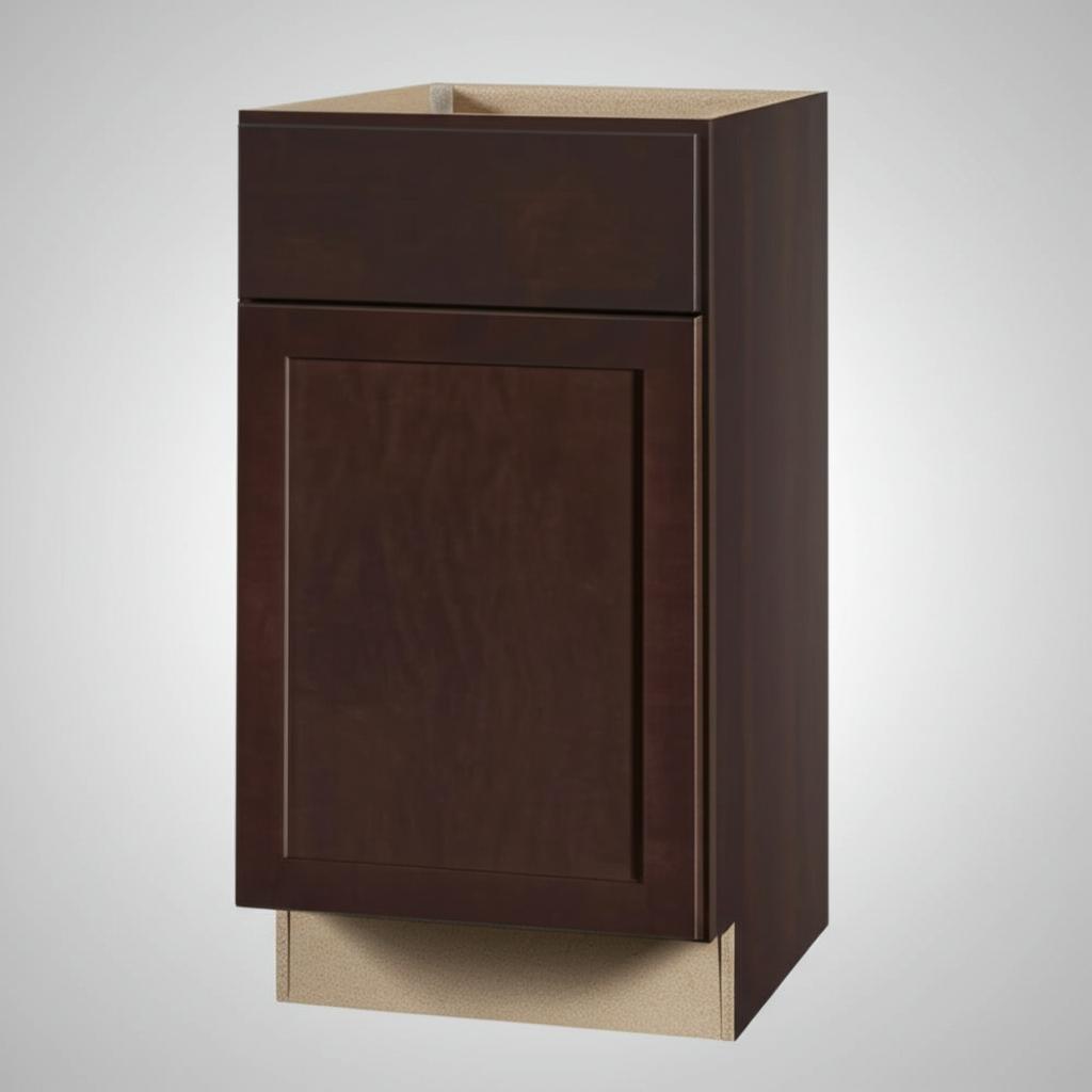 Java Hampton Bay Hampton Bay Shaker Java Base Kitchen Cabinet with Ball-Bearing Drawer ...