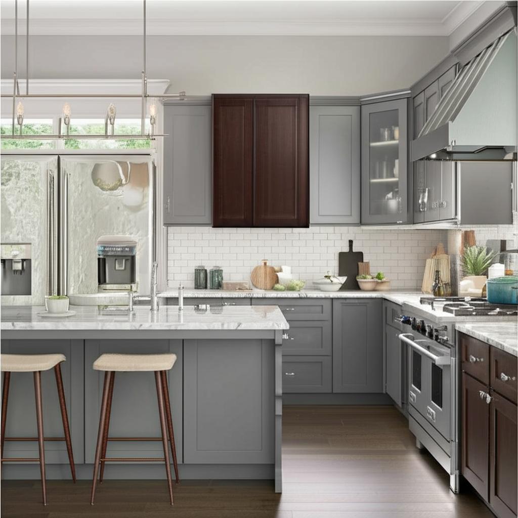 Java Shaker Cabinets Hampton Bay Shaker Wall Kitchen Cabinet in Java – PROARB