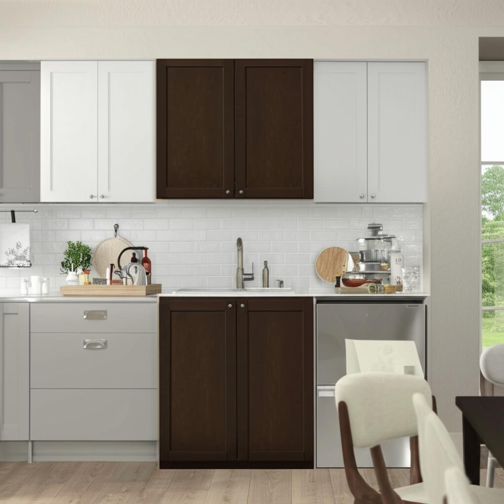 Java Shaker Cabinets Hampton Bay Shaker Java Wall Kitchen Cabinet - 27
