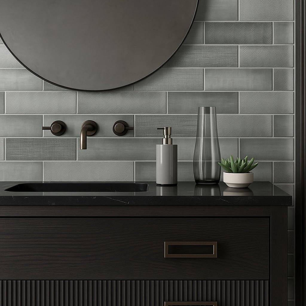 Splendor Gray Splendor Gray 4x12 Polished Ceramic Subway Tile - Tilebar – PROARB