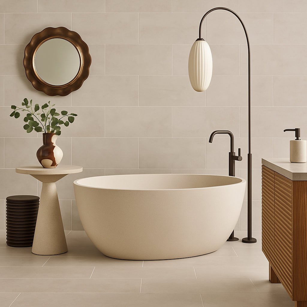 Adeassi Tile Adessi Avila Blanco II Matte Porcelain Tile 15 x 30 - Durable and Eleg ...