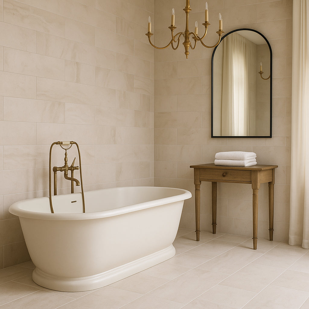 Castille Chastain Ivory Porcelain Tile 12 x 24 Matte Finish – PROARB