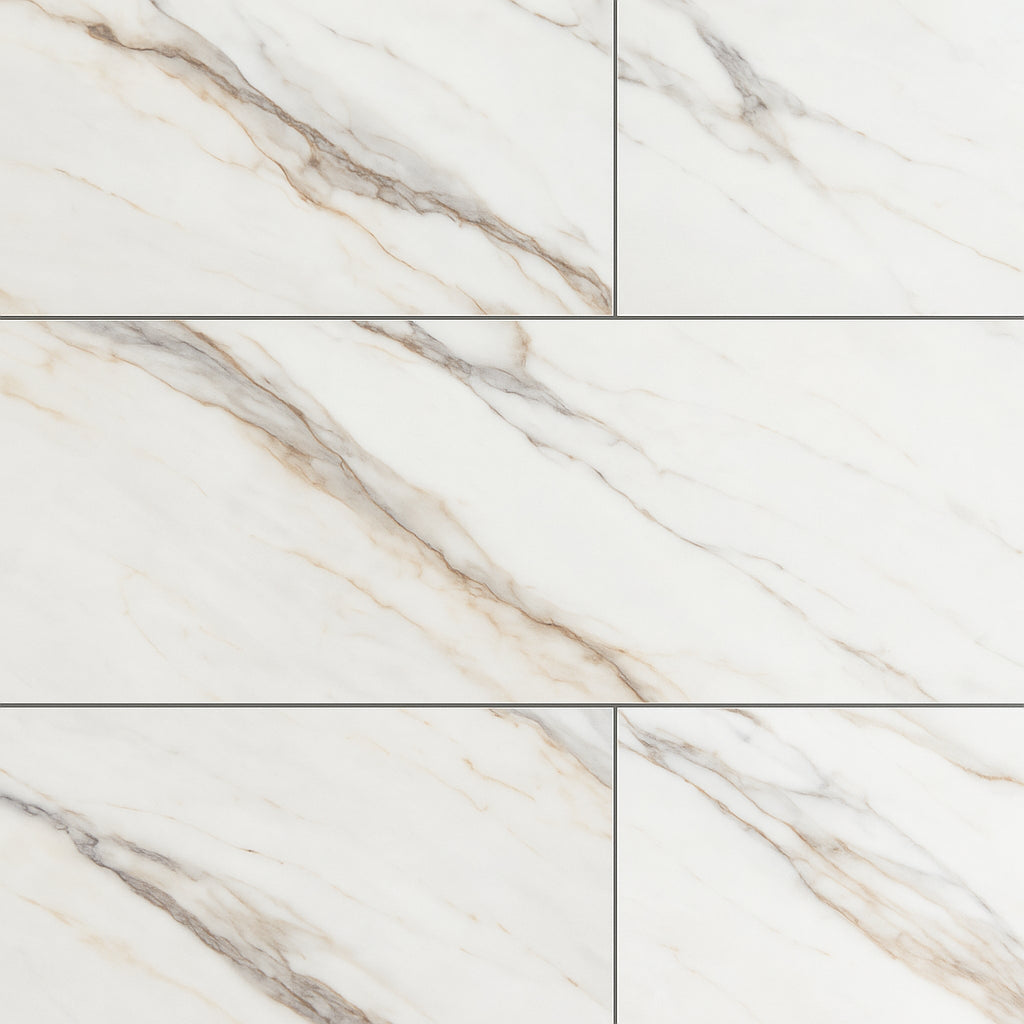 Pianetto Alaria Polished Porcelain Tile - 15 x 30, Marble Look – PROARB