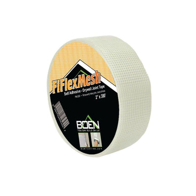 FiFlex 2 in. x 300 ft. Self-Adhesive Fiberglass Mesh Drywall Joint Tape - Super Arbor