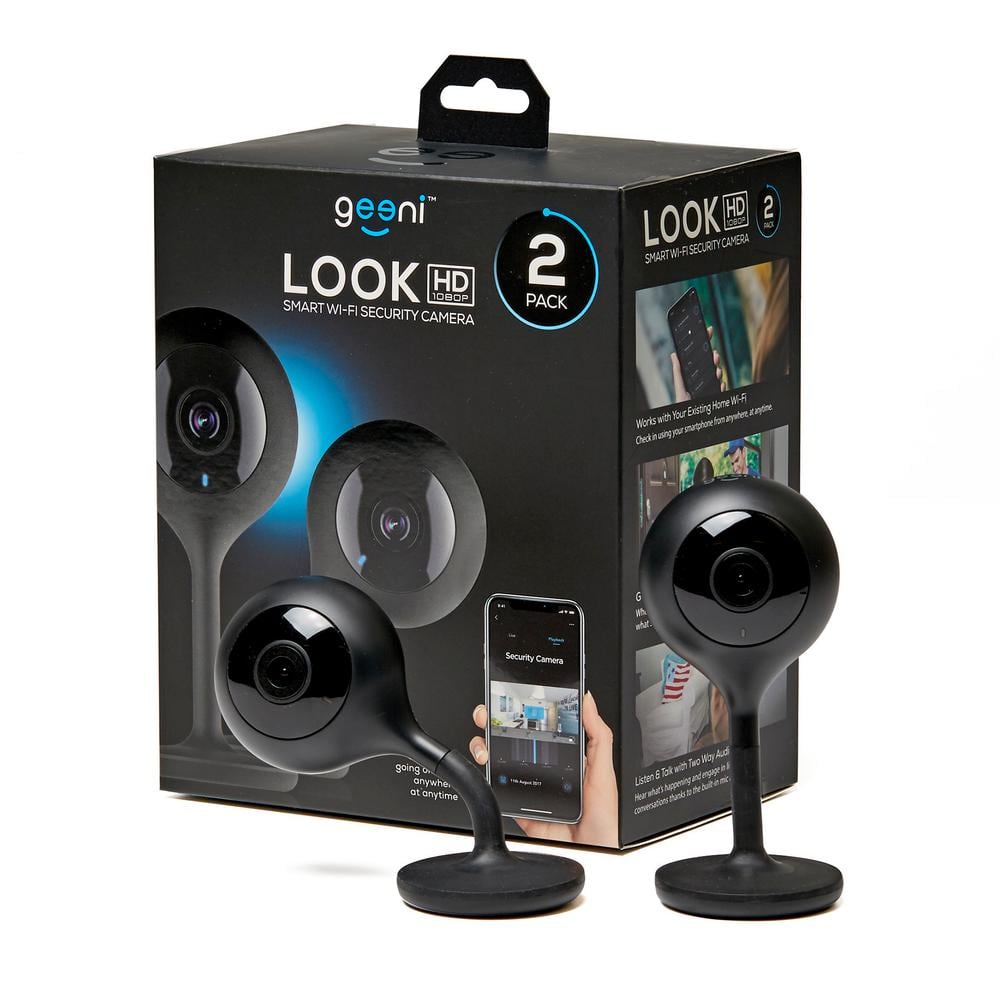 Geeni LOOK 1080p HD Smart Wi-Fi Security Camera System with Night Visi ...