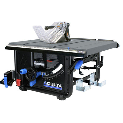 15 Amp 10 in. Left Tilt 30 in. Portable Jobsite Table Saw - Super Arbor