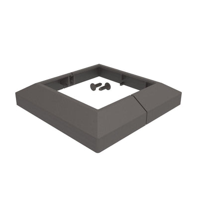 Penrose/VersaRail 4.25 in. x 4.25 in. Matte Bronze Aluminum Rail Post Trim - Super Arbor