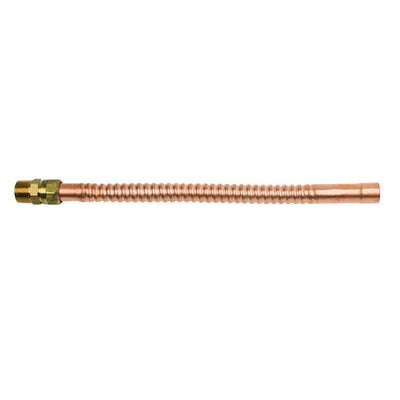 3/4 in. FIP/MIP x 3/4 in. Nominal Male/Female Sweat x 15 in. Copper Water Heater Connector (7/8 in. O.D.) - Super Arbor