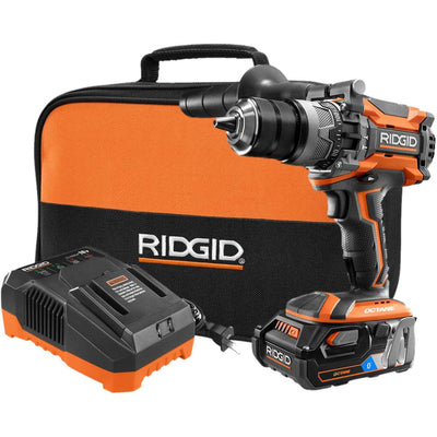 18-Volt OCTANE LIthium-Ion Cordless Brushless 1/2 in. Hammer Drill Kit with OCTANE 3.0 Battery, Charger, and Bag