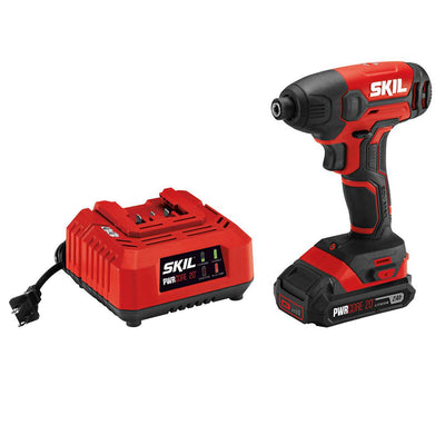 PWRCORE 20-Volt Lithium-Ion Cordless 1/4 in. Hex Impact Driver Kit - Super Arbor