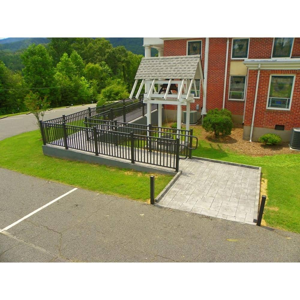 Ez Rails EZ Handrail 8 ft. x 42 in. Bronze Aluminum Baluster Railing Kit – PROARB