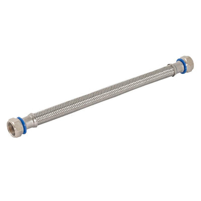 Water-Flex 3/4 in. FIP x 3/4 in. FIP x 24 in. Steel-Flex Flexible Stainless Steel Connector - Super Arbor