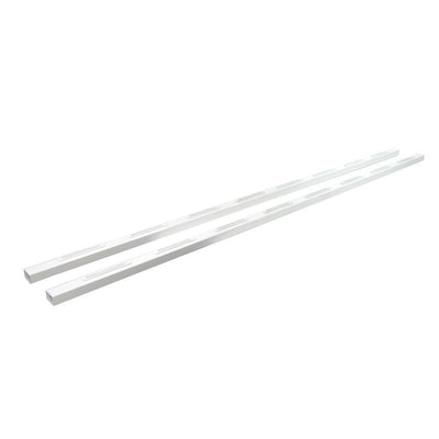 Al13 6 ft. White Aluminum Stair Hand Rail (2-Pack) - Super Arbor