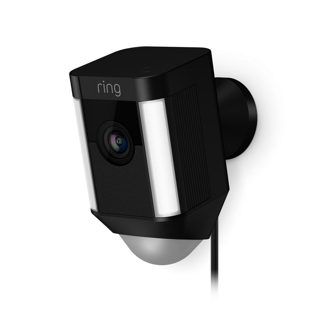 Recntangle Camera Spotlight Cam Wired Outdoor Rectangle Security Camera, Black – PROARB