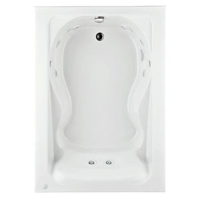 Cadet 60 in. x 42 in. Reversible Whirlpool Tub in White - Super Arbor
