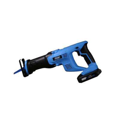 20-Volt Lithium-Ion Cordless Reciprocating Saw Kit with One 2 Ah Battery, 1-Hour Charger, and Assorted Wood/Metal Blades - Super Arbor