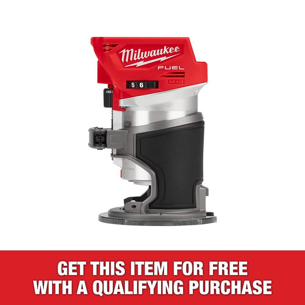 Milwaukee M18 FUEL 18V Lithium-Ion Brushless Cordless Compact Router ...
