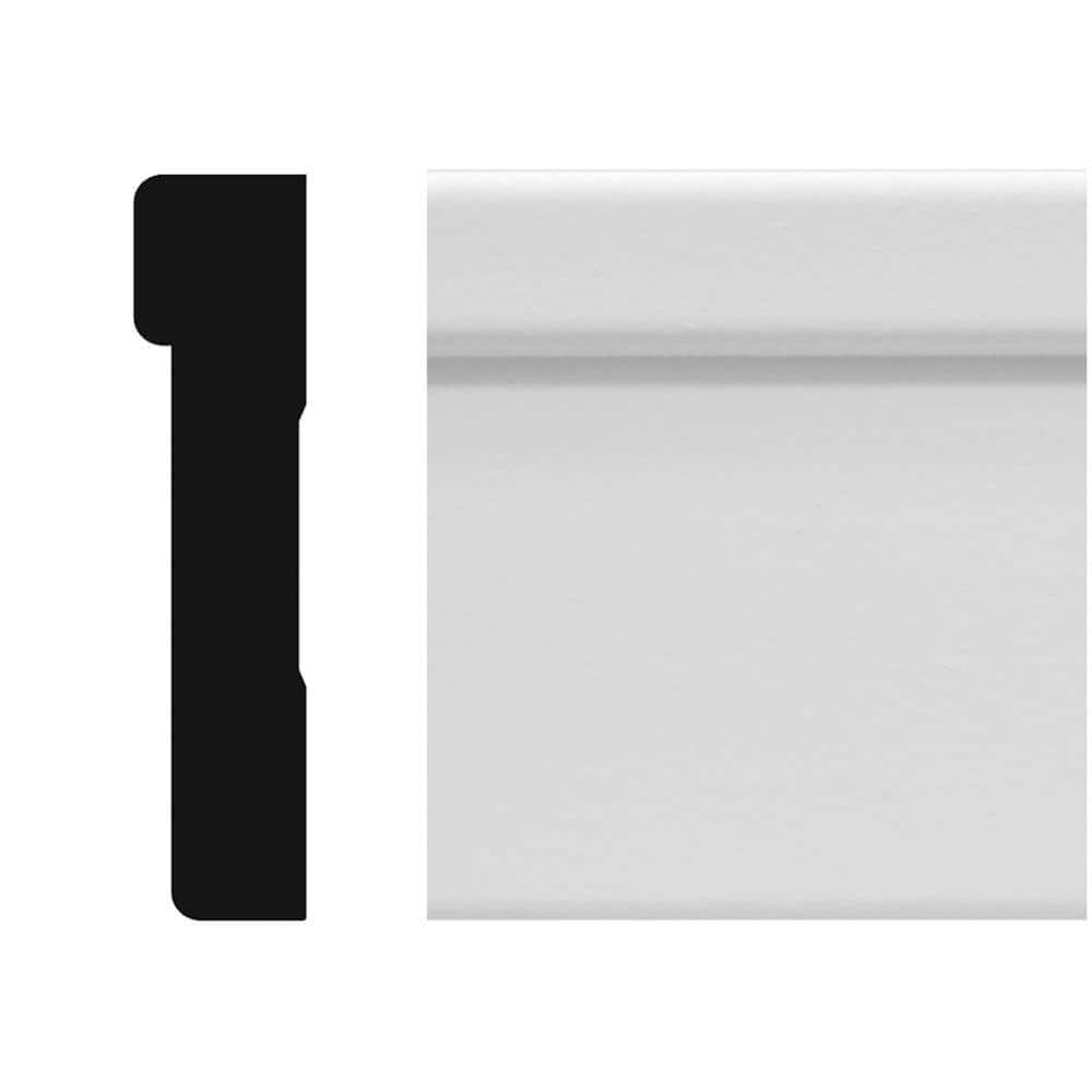 Fara Home HOUSE OF FARA 8835 3/4 in. x 3-1/4 in. x 96 in. MDF Casing Moulding ...