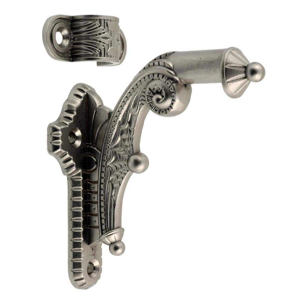 idh by St. Simons Satin Nickel Spider Web Hand Rail Bracket – PROARB
