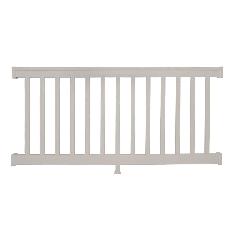 Weatherables Vanderbilt 3.5 ft. H x 8 ft. W Tan Vinyl Railing Kit – PROARB