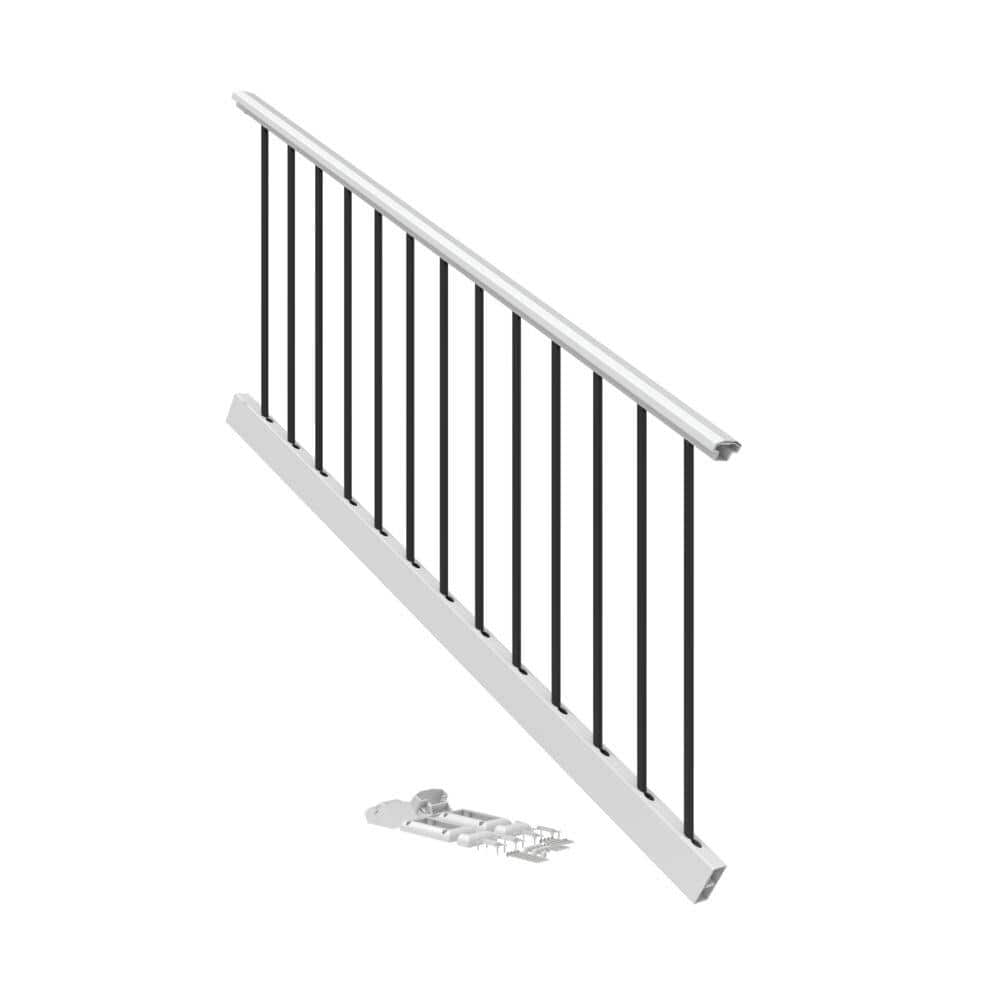 Rdi Vinyl Railing RDI 6 ft. x 36 in. H Endurance Vinyl Original Rail 32-Degree to 38-Deg ...
