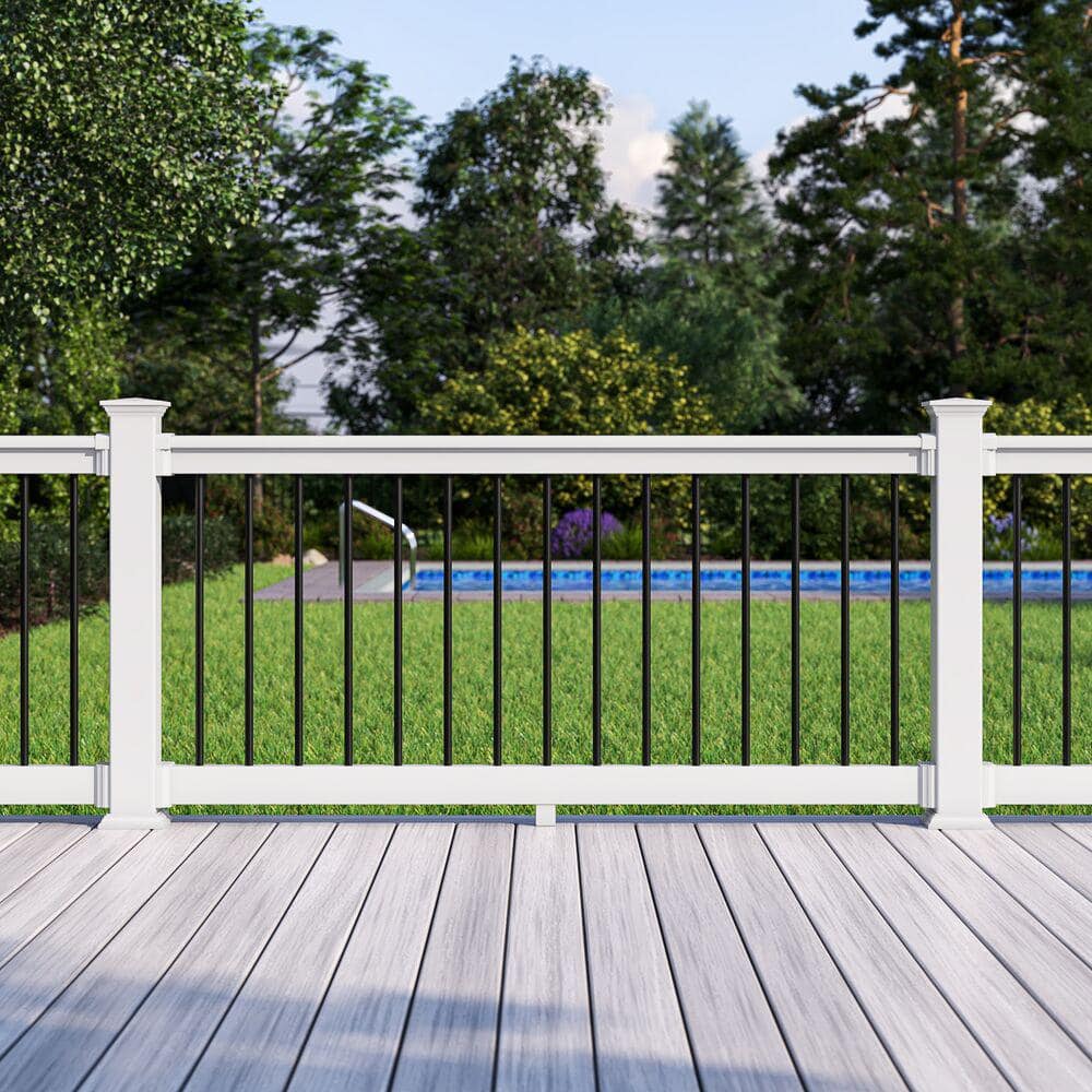 Fyinal Rdi Railing RDI Finyl Line 10 ft. x 36 in. H T-Top Level Rail Kit in White – PROARB