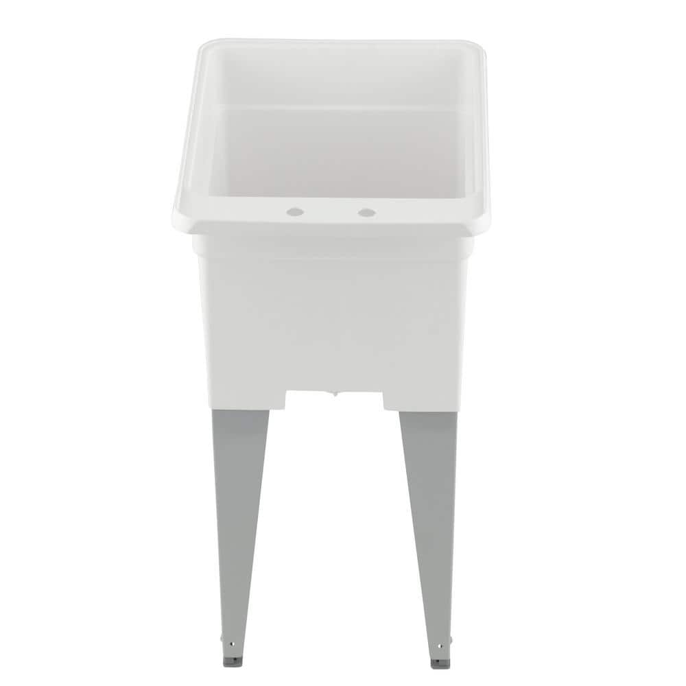 Mustee 760t 30wht MUSTEE 18 in. x 24 in. Plastic Utilatub Laundry Tub - White – PROARB
