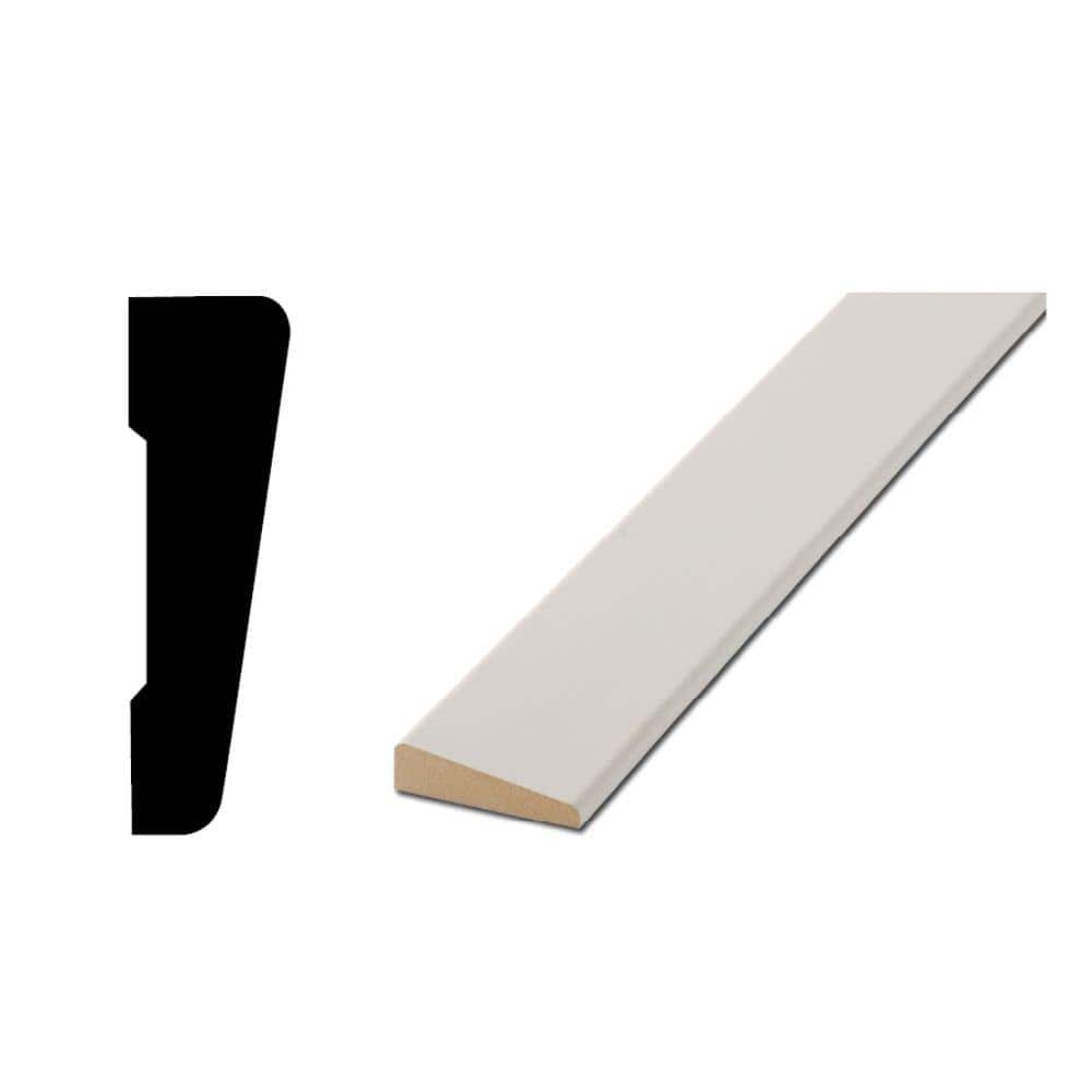 19 32 In Woodgrain Millwork WM 324 19/32 in. X 2-1/4 in. x 84 in. Primed MDF Do ...