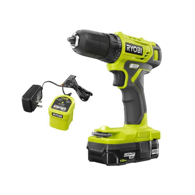 18-Volt ONE+ Cordless 3/8 in. Drill/Driver Kit with 1.5 Ah Battery and Charger - Super Arbor