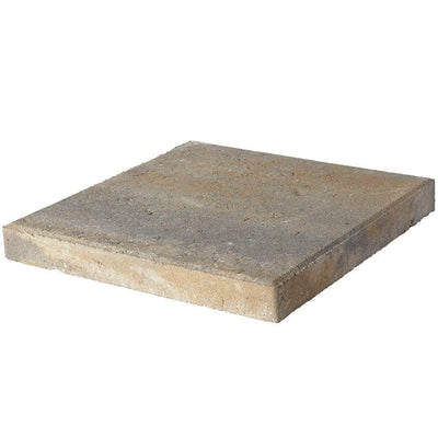 16 in. x 16 in. x 1.75 in. River Red Concrete Brickface Square Step Stone - Super Arbor
