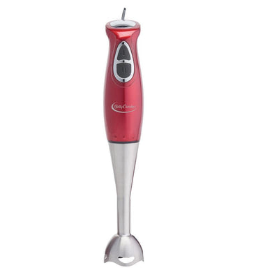 2-Speed Red Hand with Mixing Beaker and Lid Immersion Blender - Super Arbor