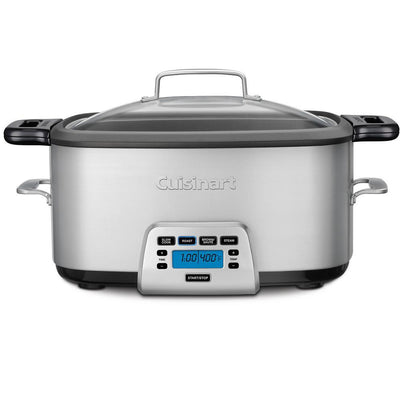 7 Qt. Stainless Steel Electric Multi-Cooker with Aluminum Pot - Super Arbor