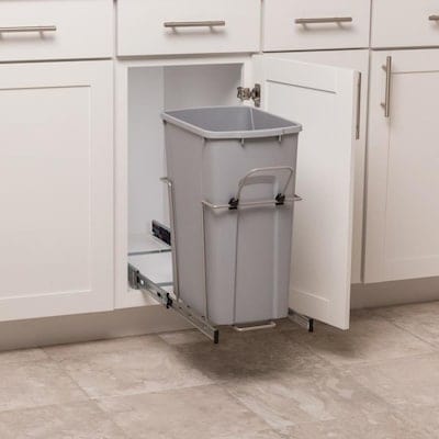 Simply Put 35-Quart Plastic Pull Out Trash Can