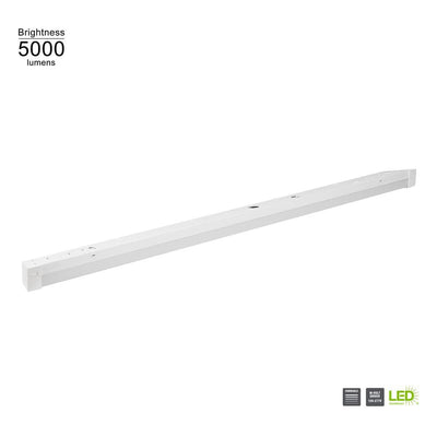 4 ft. 64-Watt Equivalent Integrated LED White Strip Light 4000K - Super Arbor