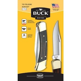 Buck Knives 3.75-in Steel Clip point Pocket Knife - Super Arbor