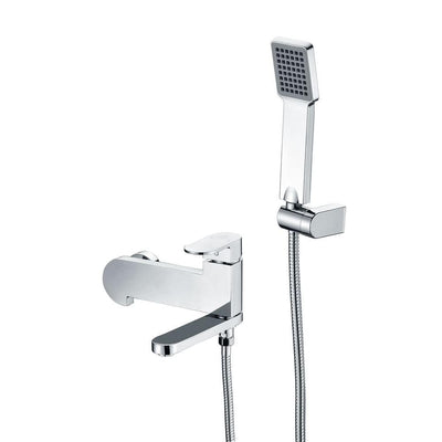 Echo Series 1-Handle 1-Spray Tub and Shower Faucet in Polished Chrome (Valve Included) - Super Arbor