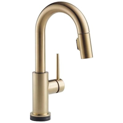 Delta Trinsic Touch 1-Handle Deck Mount Pull-Down Handle/Lever Residential Kitchen Faucet