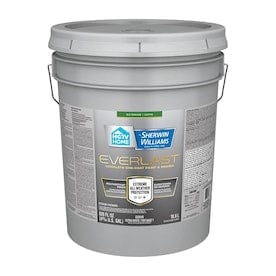 HGTV HOME by Sherwin-Williams Everlast Ultra White/Base1 Satin Exterior Tintable Paint (Actual Net Contents: 630-fl oz) - Super Arbor