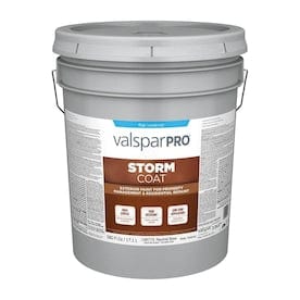 Valspar Pro Storm Coat Neutral Flat Exterior Tintable Paint (Actual Net Contents: 580-fl oz) - Super Arbor