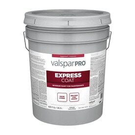 Valspar Pro ExpressCoat Extra White Eggshell Latex Tintable Paint (Actual Net Contents: 620-fl oz) - Super Arbor