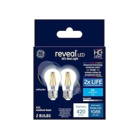 GE Reveal 60-Watt EQ A15 Color-enhancing Dimmable LED Light Bulb (2-Pack) - Hardwarestore Delivery