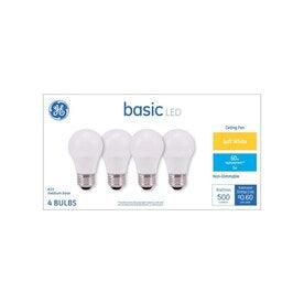 GE Basic 60-Watt EQ A15 Warm White LED Light Bulb (4-Pack) - Hardwarestore Delivery