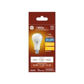 GE Relax-Watt EQ A21 Soft White 3-Way Bulb LED Light Bulb - Hardwarestore Delivery
